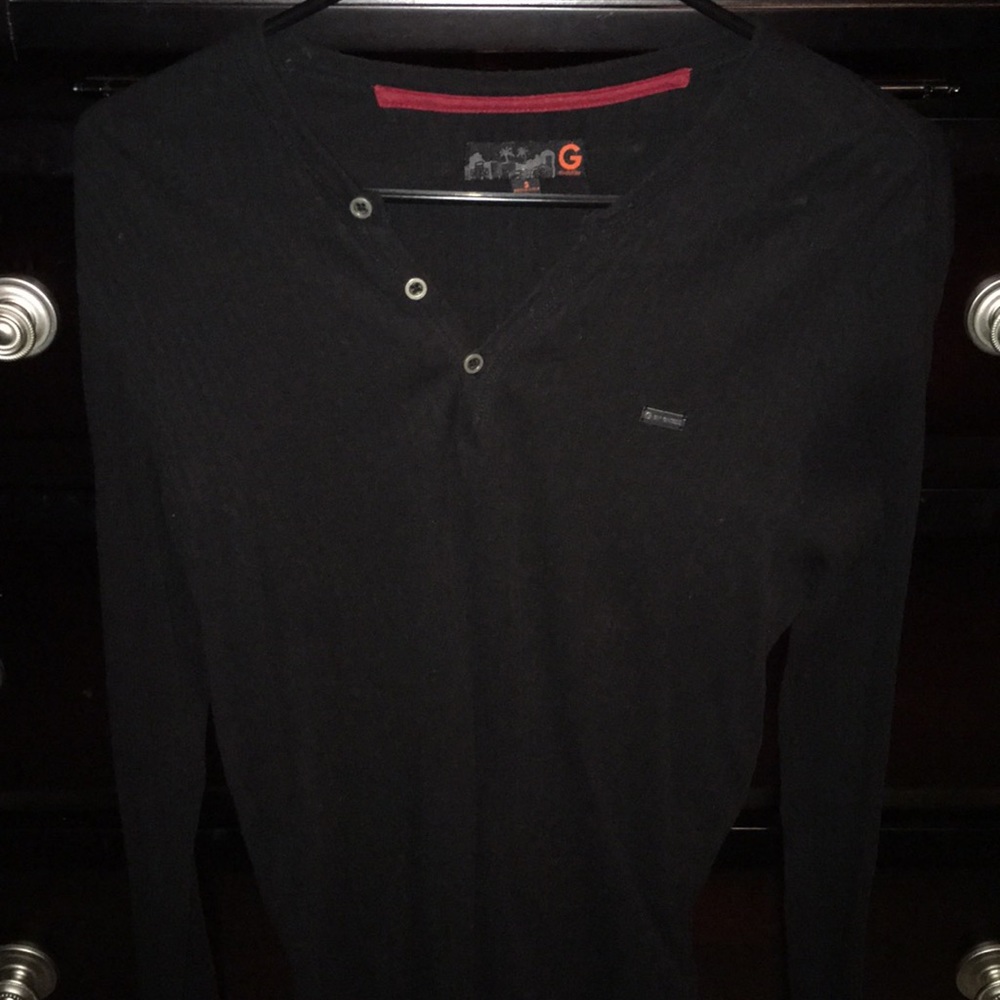 Guess Black Long sleeve size small
